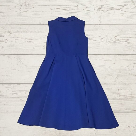 Royal Blue Knee-Length Dress – UK Size 8, Classic Elegance - Picture 6 of 6